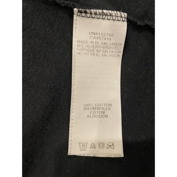 True Religion Jeans Circuitz T-Shirt Men's XXL Black Gold Short Sleeve Logo Top - Picture 3 of 3